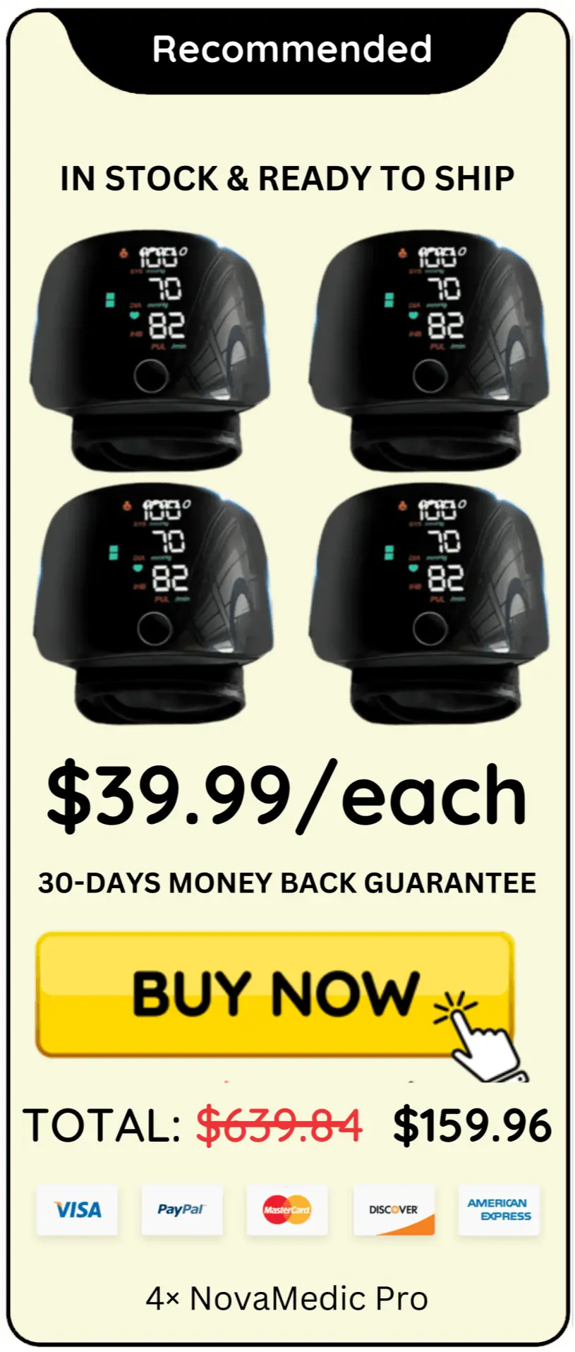 NovaMedic Pro offer package price 